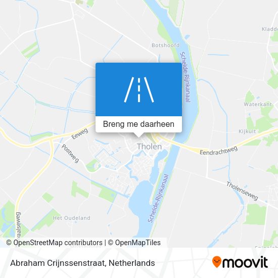 Abraham Crijnssenstraat kaart
