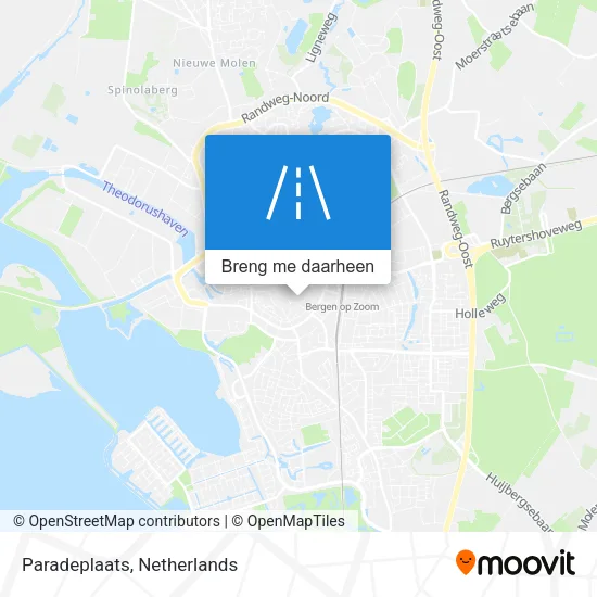 Paradeplaats kaart