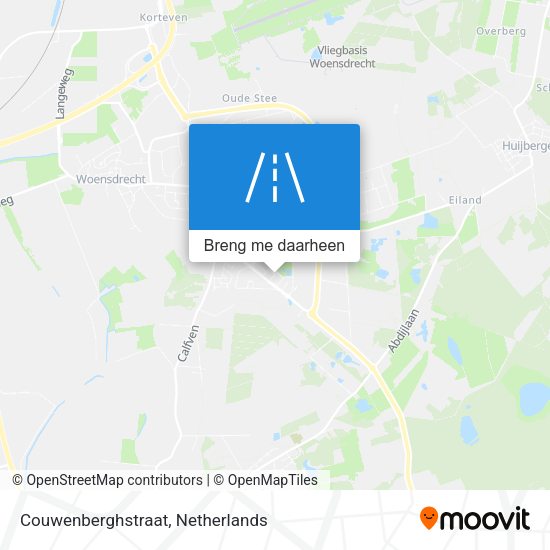Couwenberghstraat kaart