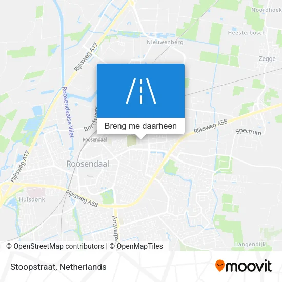 Stoopstraat kaart