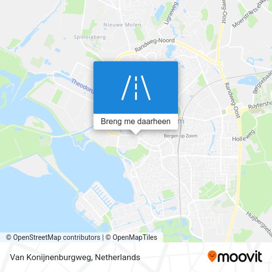 Van Konijnenburgweg kaart