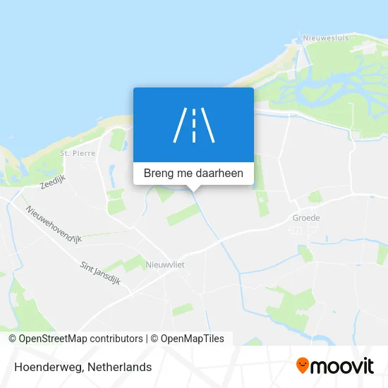 Hoenderweg kaart