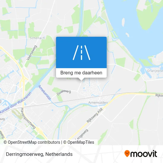 Derringmoerweg kaart