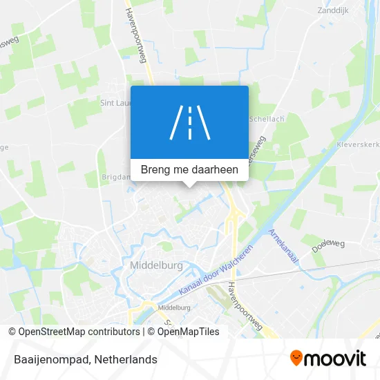 Baaijenompad kaart