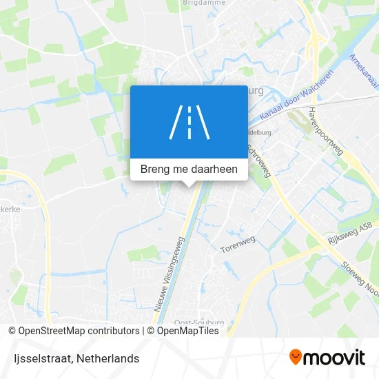 Ijsselstraat kaart