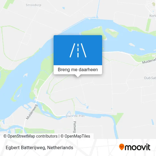 Egbert Batterijweg kaart