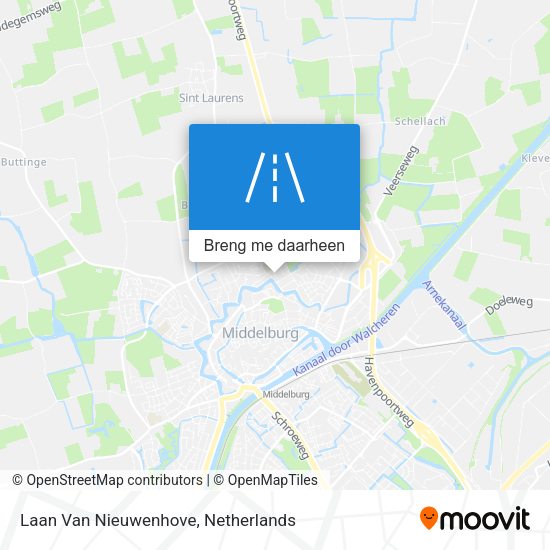 Laan Van Nieuwenhove kaart