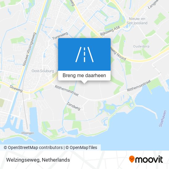 Welzingseweg kaart