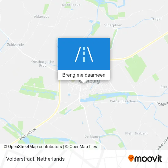 Volderstraat kaart