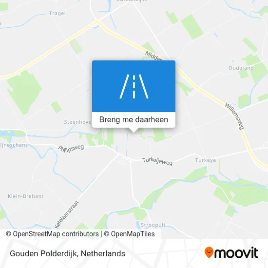 Gouden Polderdijk kaart