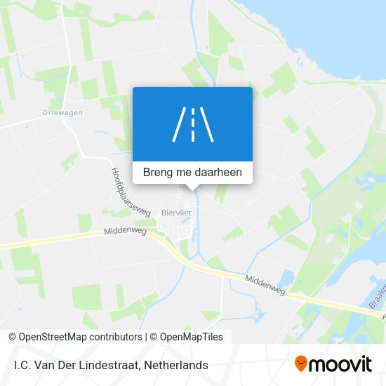 I.C. Van Der Lindestraat kaart