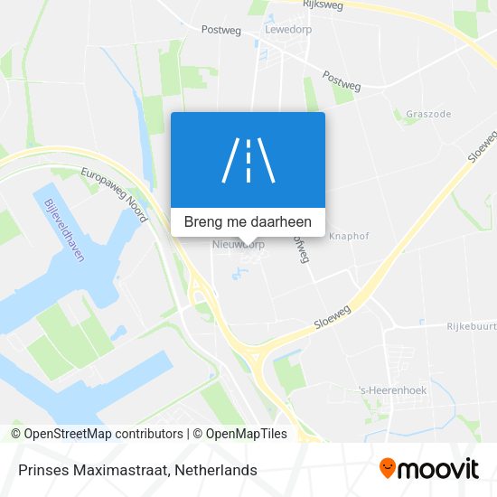 Prinses Maximastraat kaart
