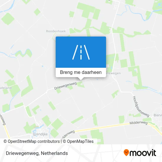 Driewegenweg kaart