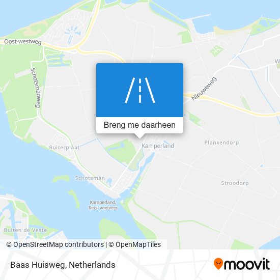 Baas Huisweg kaart