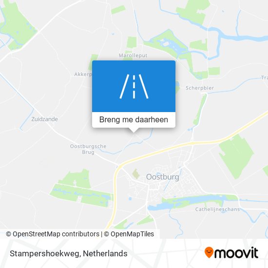 Stampershoekweg kaart