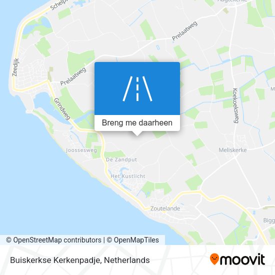 Buiskerkse Kerkenpadje kaart
