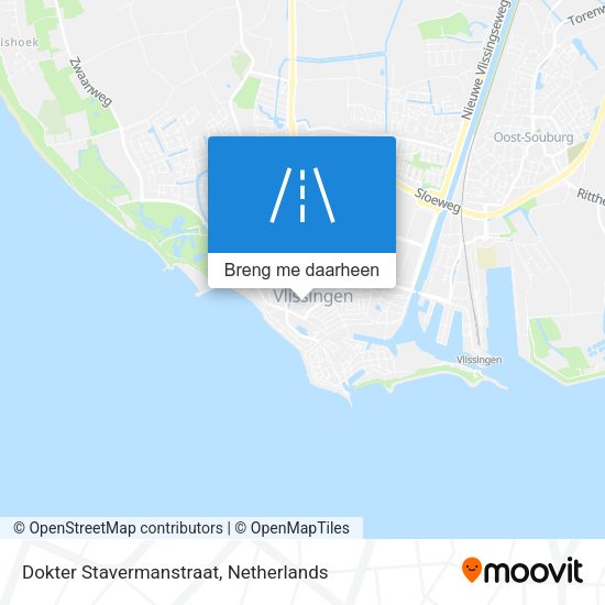 Dokter Stavermanstraat kaart