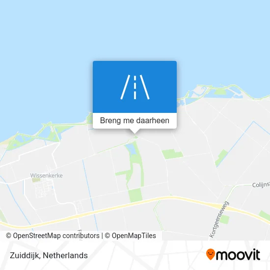 Zuiddijk kaart
