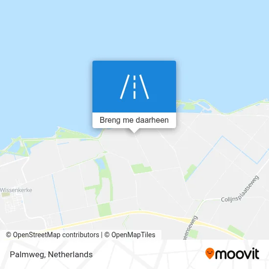Palmweg kaart