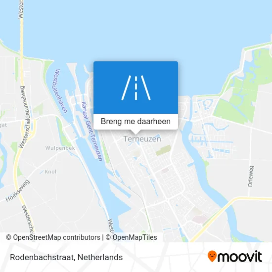 Rodenbachstraat kaart