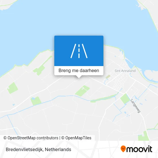Bredenvlietsedijk kaart