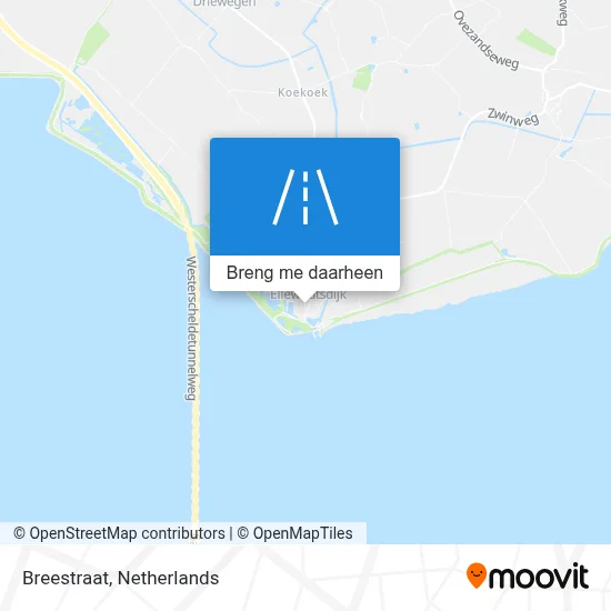 Breestraat kaart