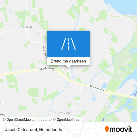 Jacob Catsstraat kaart