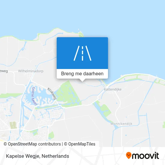 Kapelse Wegje kaart