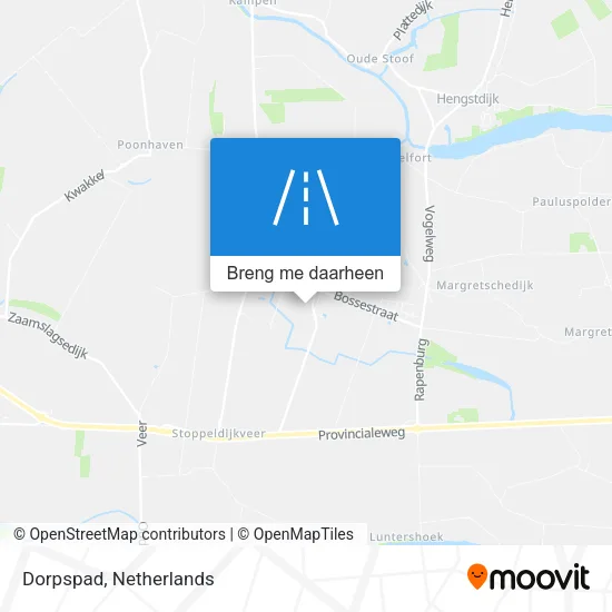Dorpspad kaart