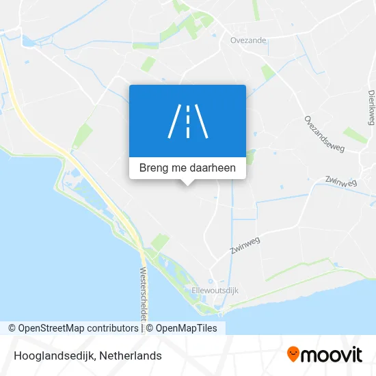 Hooglandsedijk kaart