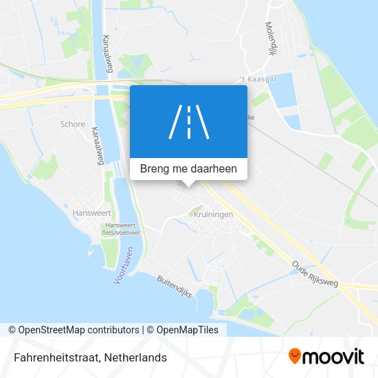 Fahrenheitstraat kaart