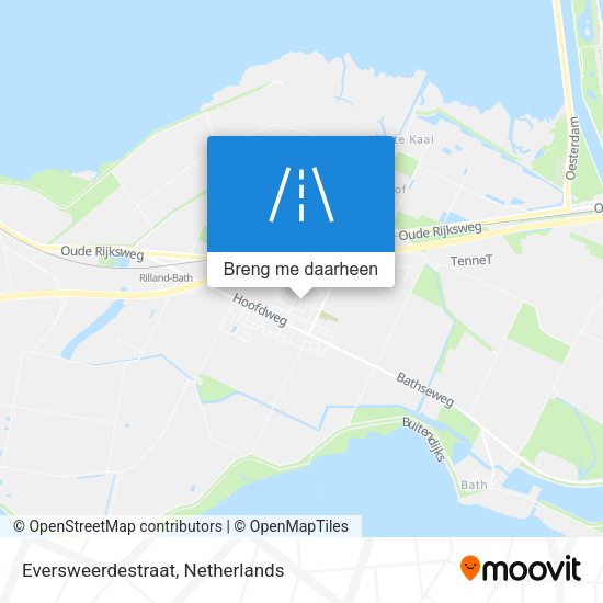 Eversweerdestraat kaart