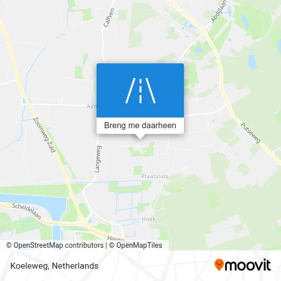 Koeleweg kaart
