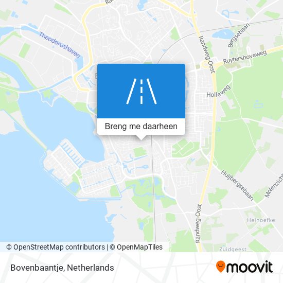 Bovenbaantje kaart