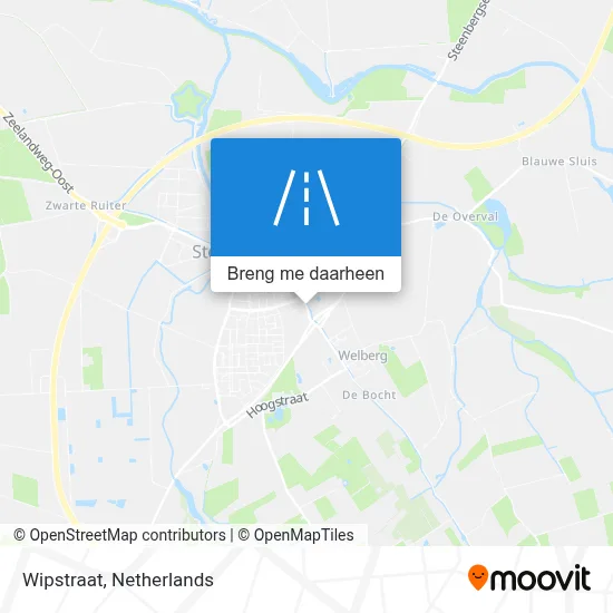 Wipstraat kaart