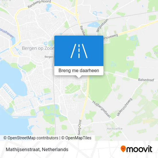 Mathijsenstraat kaart