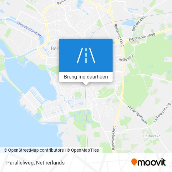 Parallelweg kaart