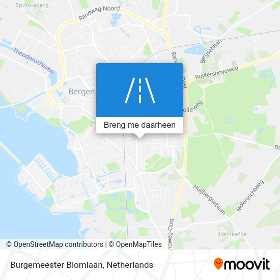 Burgemeester Blomlaan kaart