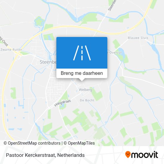 Pastoor Kerckerstraat kaart