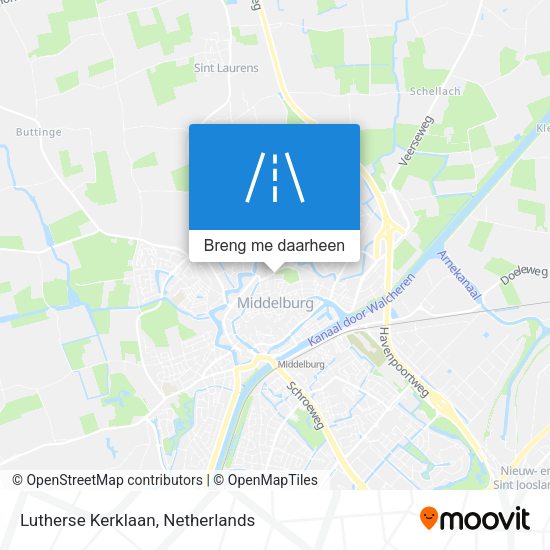 Lutherse Kerklaan kaart