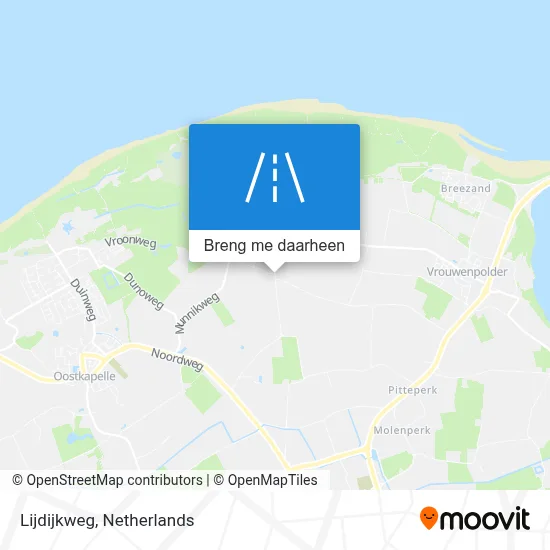 Lijdijkweg kaart