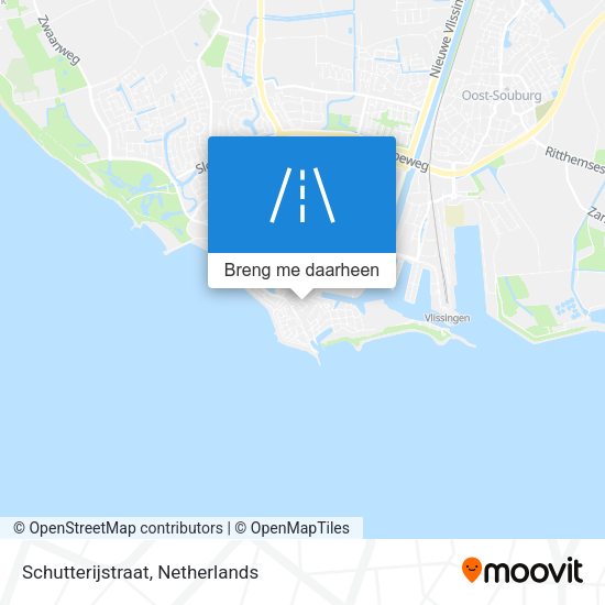 Schutterijstraat kaart