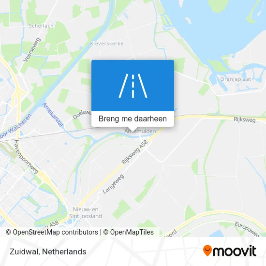 Zuidwal kaart