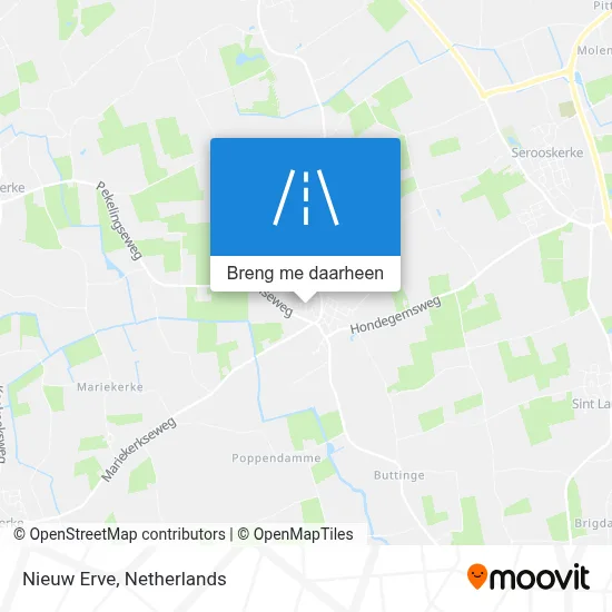 Nieuw Erve kaart