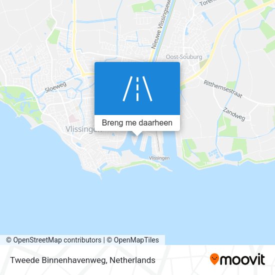 Tweede Binnenhavenweg kaart