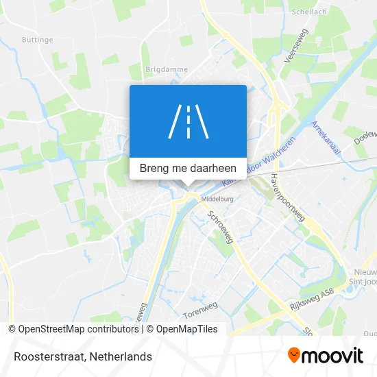 Roosterstraat kaart