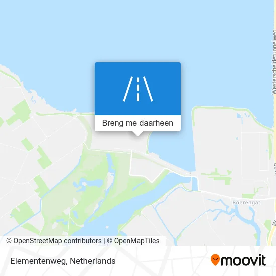 Elementenweg kaart