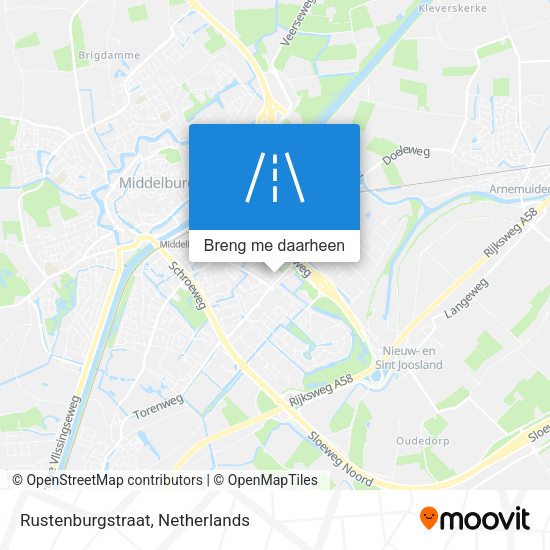 Rustenburgstraat kaart