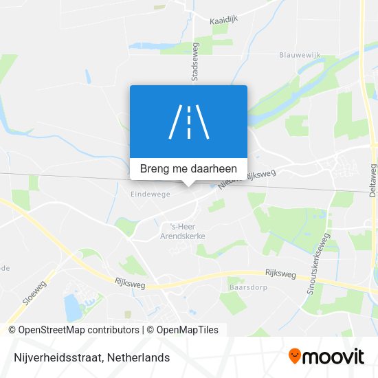 Nijverheidsstraat kaart