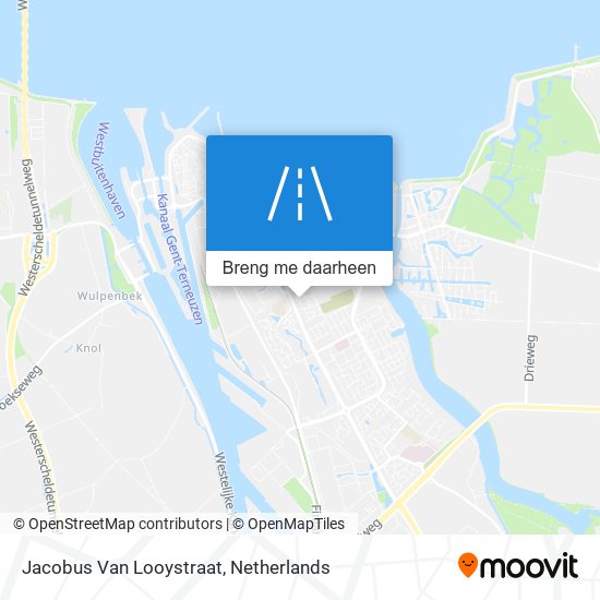 Jacobus Van Looystraat kaart